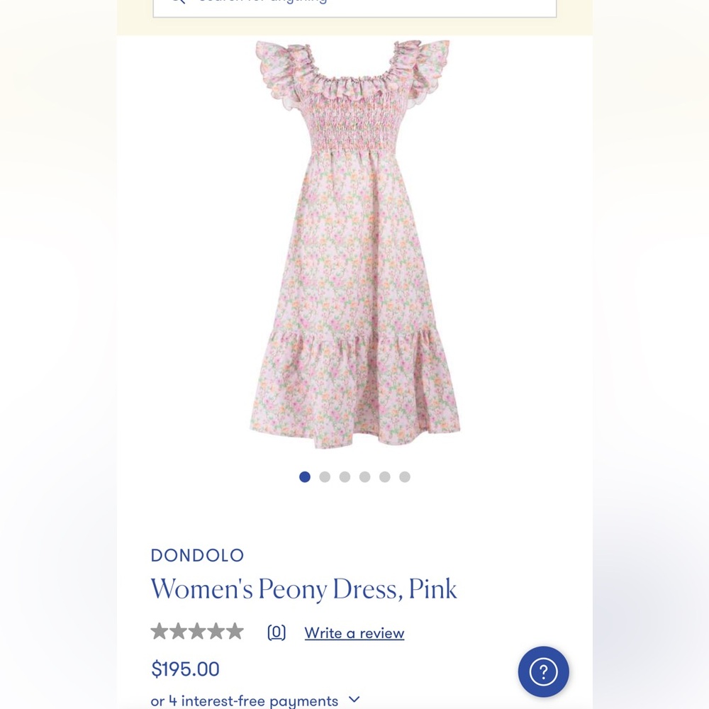 Dondolo Peony Pink Dress